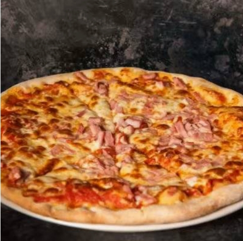 Pizza de jamón y queso de Burger Chao